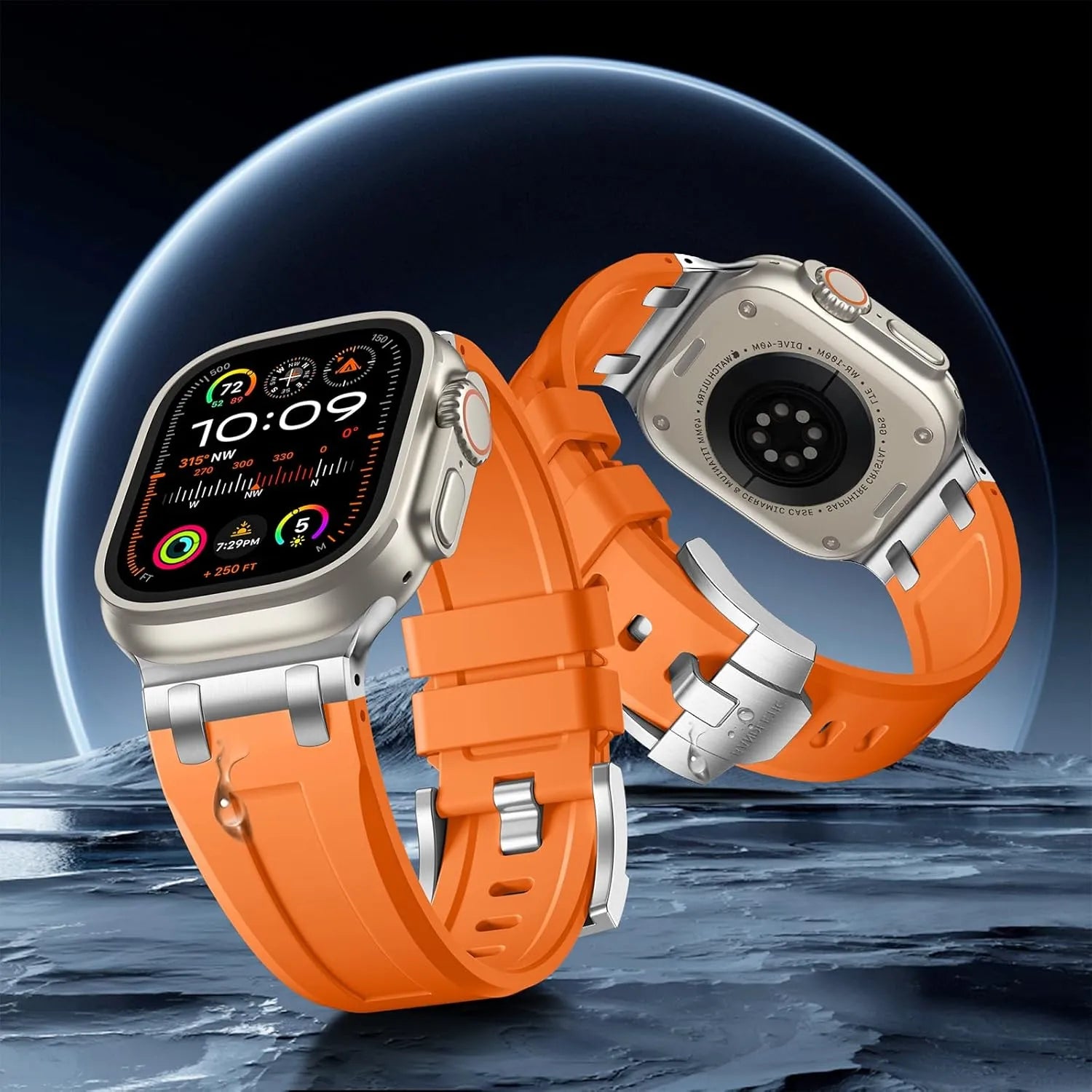 Breathable TPU Strap with Stainless Steel Buckle