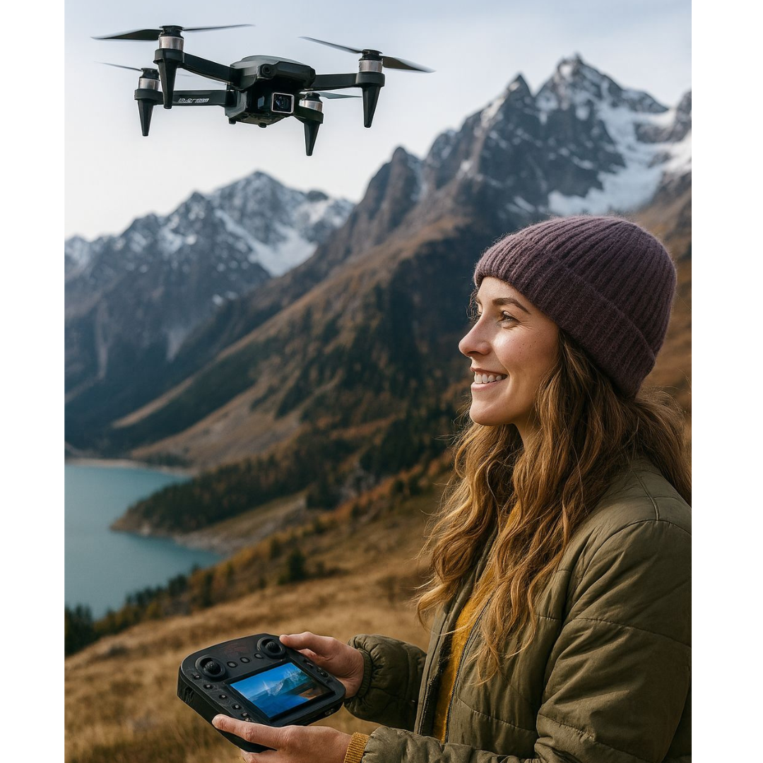 HD Camera Drone with 360° Flip, Optical Flow Hover, Gesture Control & 3-Speed Modes – Beginner Friendly Quadcopter